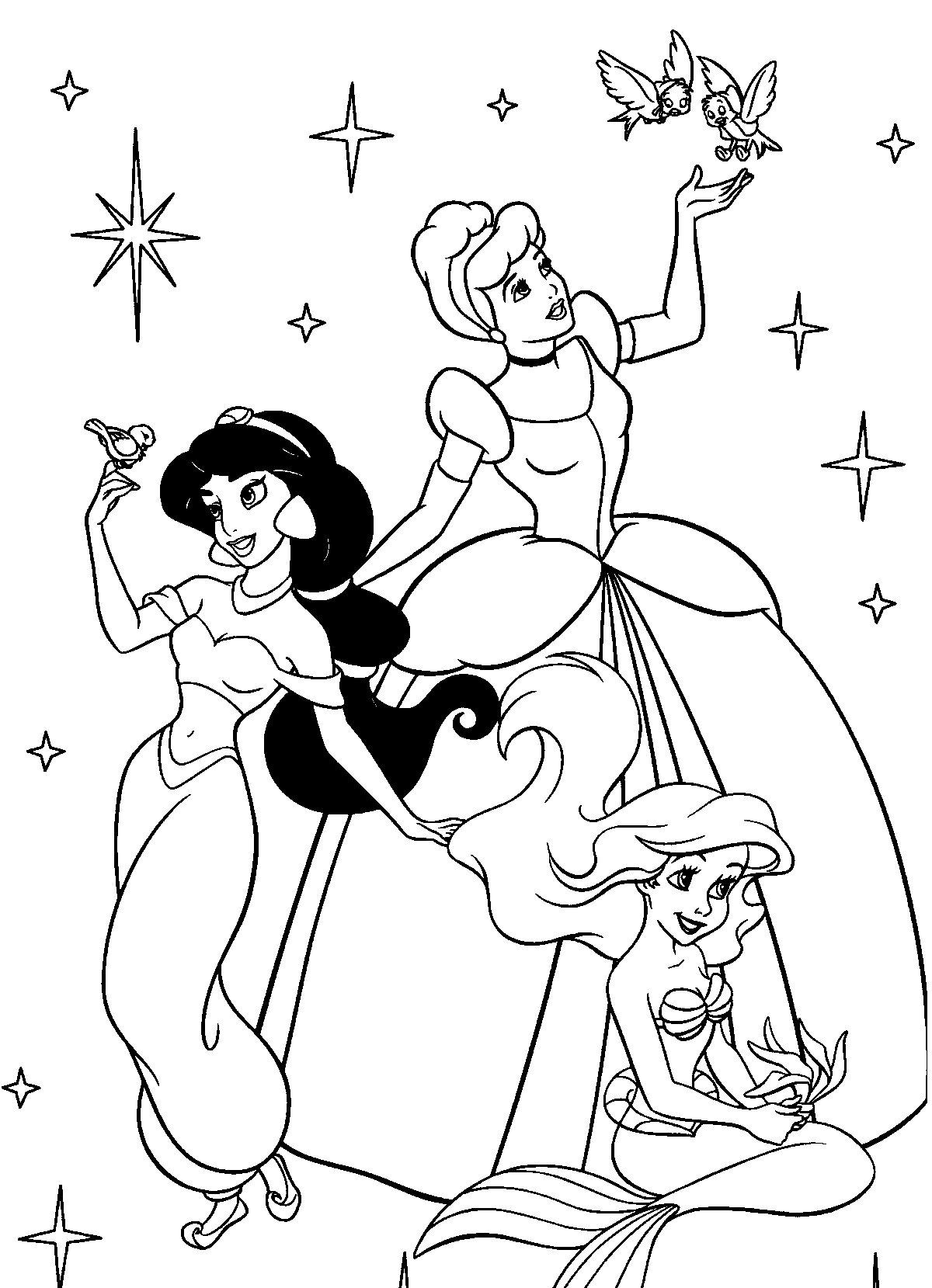 Girls Princess Coloring Pages Free Coloring Sheets 1200x1659 Girls Princess Coloring Pages Free Coloring Sheets