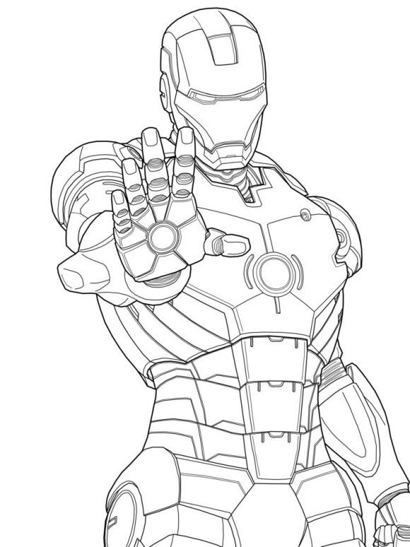 Free Iron Man 2 Coloring Pages For Kids Super Heroes Coloring 580x774 Free Iron Man 2 Coloring Pages For Kids Super Heroes Coloring
