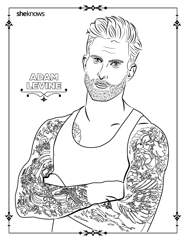 Adult Male Coloring Pages 612x792 Adult Male Coloring Pages