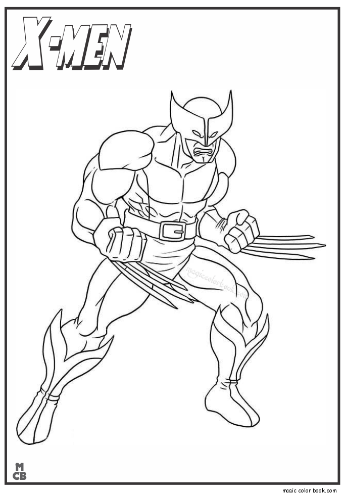 X Men Free Printable Coloring Pages 03 685x975 X Men Free Printable Coloring Pages 03