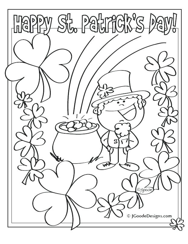 Exquisite Design St Patrick's Day Coloring Pages Free Printable 622x807 Exquisite Design St Patrick's Day Coloring Pages Free Printable