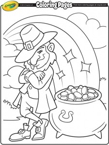 Free St. Patrick's Day Coloring Pages 225x300 Free St. Patrick's Day Coloring Pages