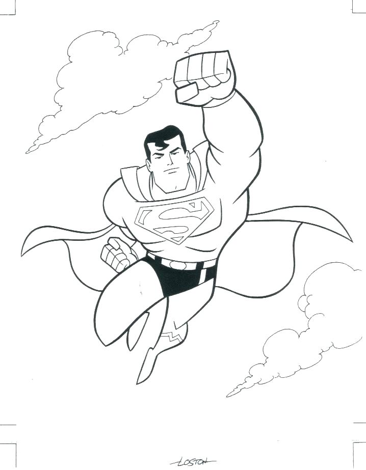 Superman Coloring Book Coloring Pages Superman Free Coloring Pages 718x923 Superman Coloring Book Coloring Pages Superman Free Coloring Pages