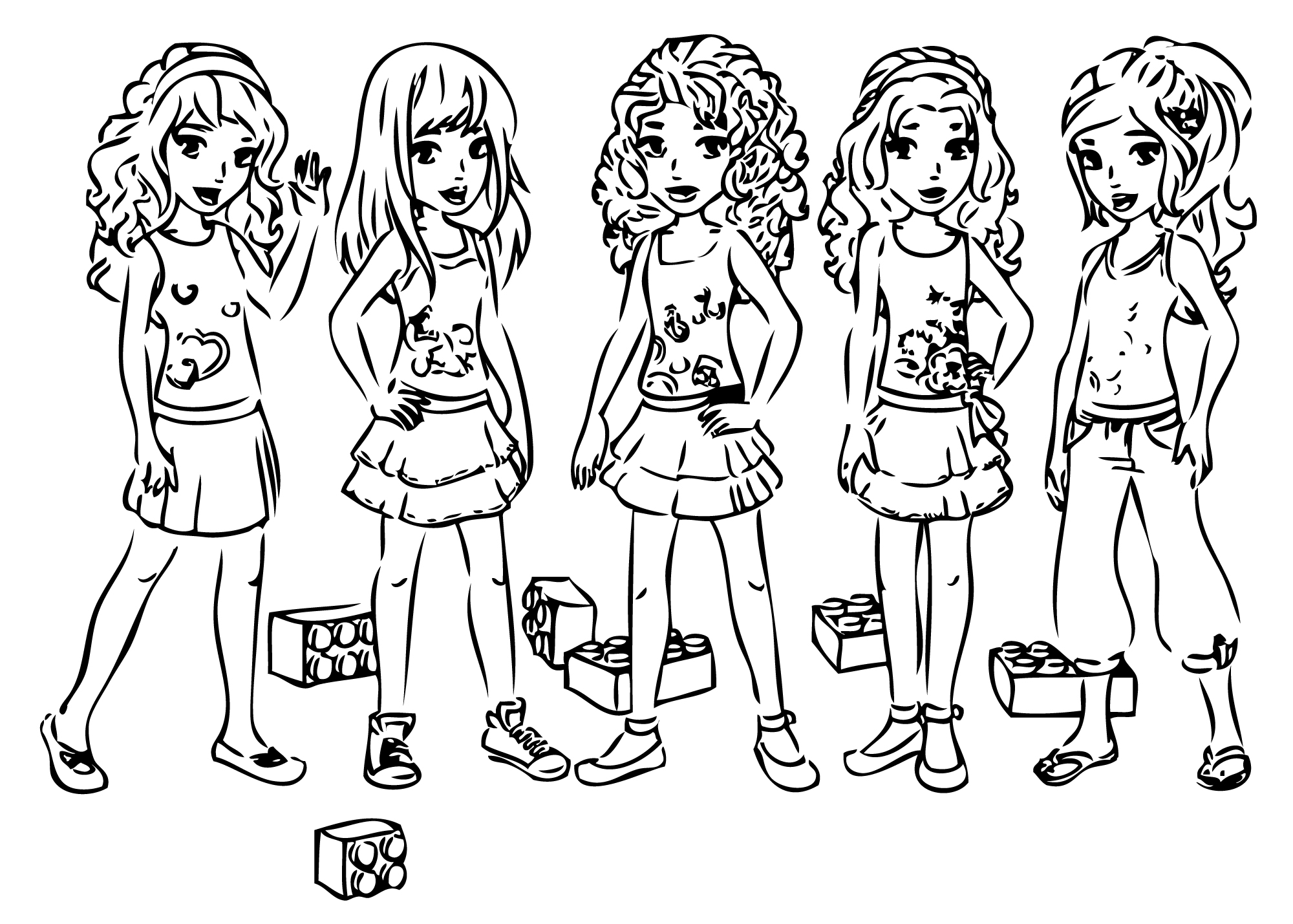 2000x1429 Lego Friends Coloring Pages Print Throughout Bloodbrothers Me Lego