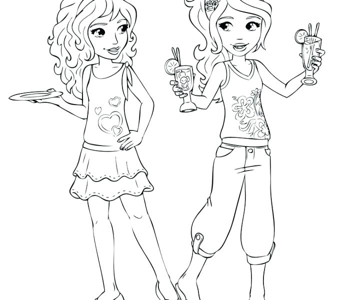 678x600 Lego Friends Coloring