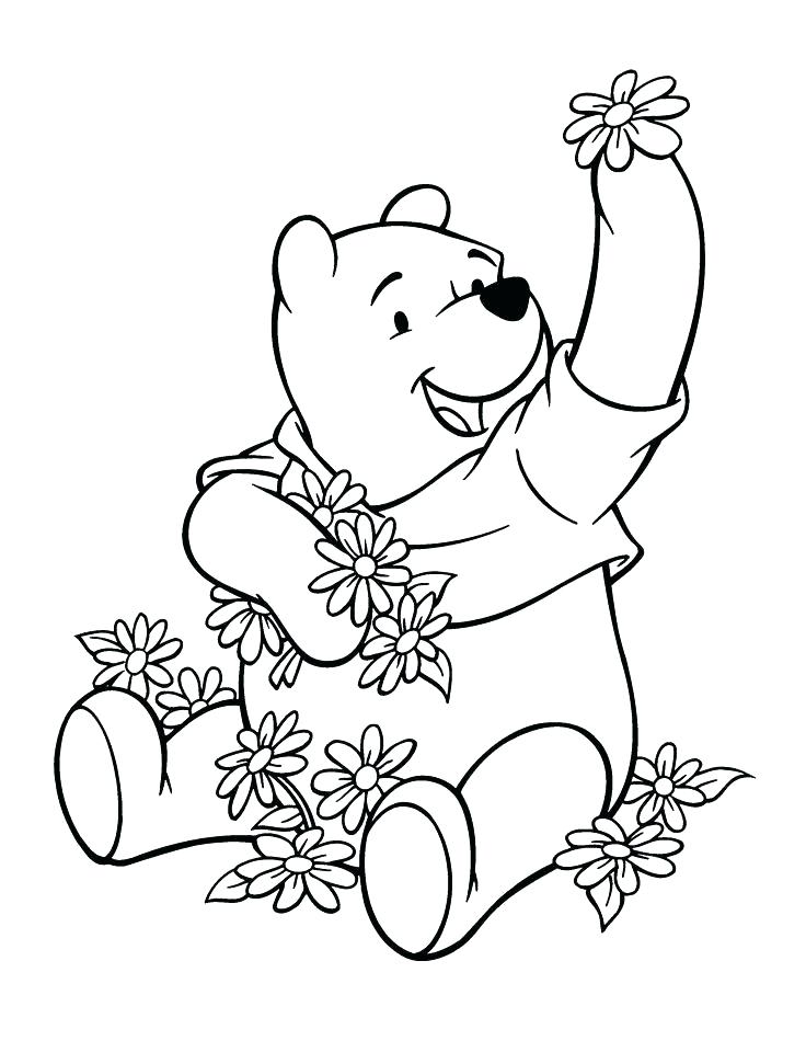 736x950 Coloring Pages Disney Characters Characters Pooh Coloring Pages