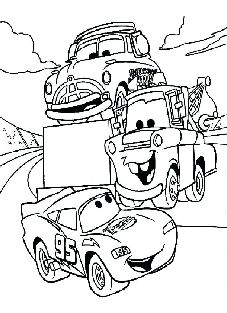 736x1014 Cars Coloring Pages Free Coloring Pages For Cars Cars Coloring