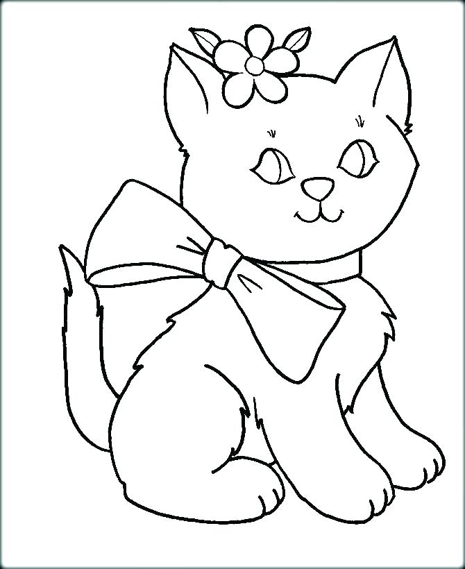 670x820 Free Coloring Pages Cats Kittens Realistic Cat Black Grumpy