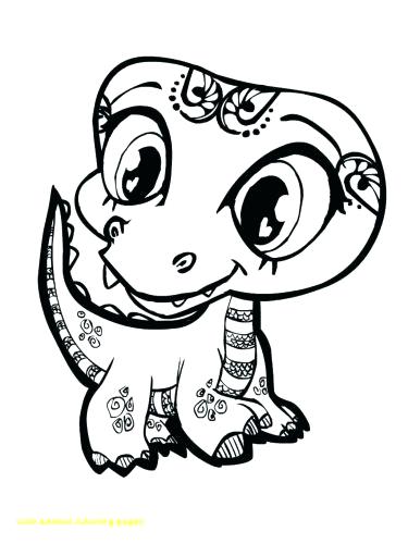 375x500 Free Coloring Pages Of Animals As Well As Cute Baby Animal