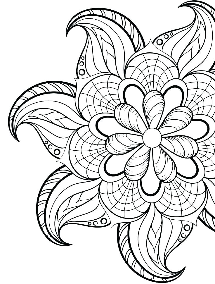 736x971 Hawaiian Flower Coloring Pages Best Tropical Flower Coloring Pages