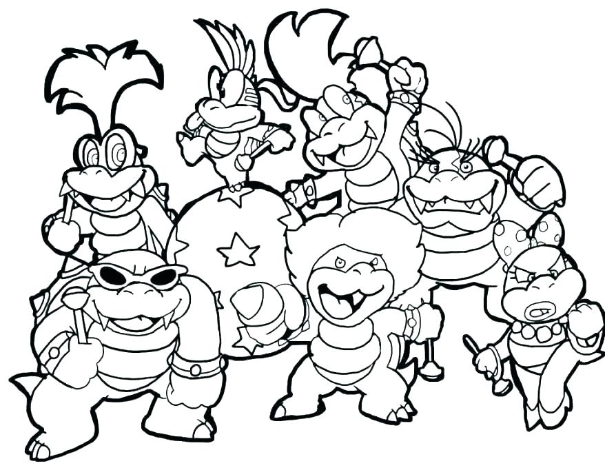 Super Mario Coloring Page Coloring Pages Super Bros Coloring Pages 878x682 Super Mario Coloring Page Coloring Pages Super Bros Coloring Pages