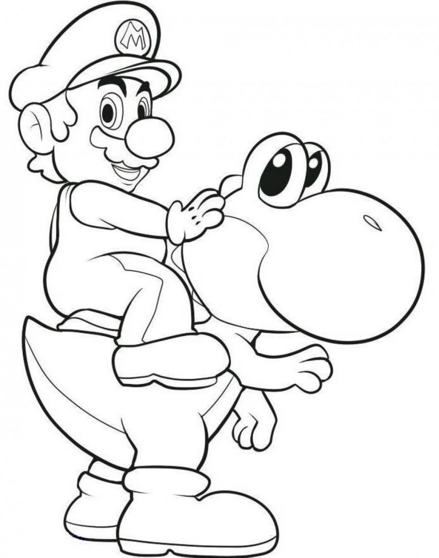 Elegant New Super Mario Brothers Coloring Pages For Your Free 870x1106 Elegant New Super Mario Brothers Coloring Pages For Your Free