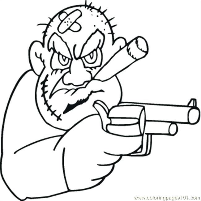 650x650 Coloring Pages Of Money Old Mafioso Is Looking For Money Coloring
