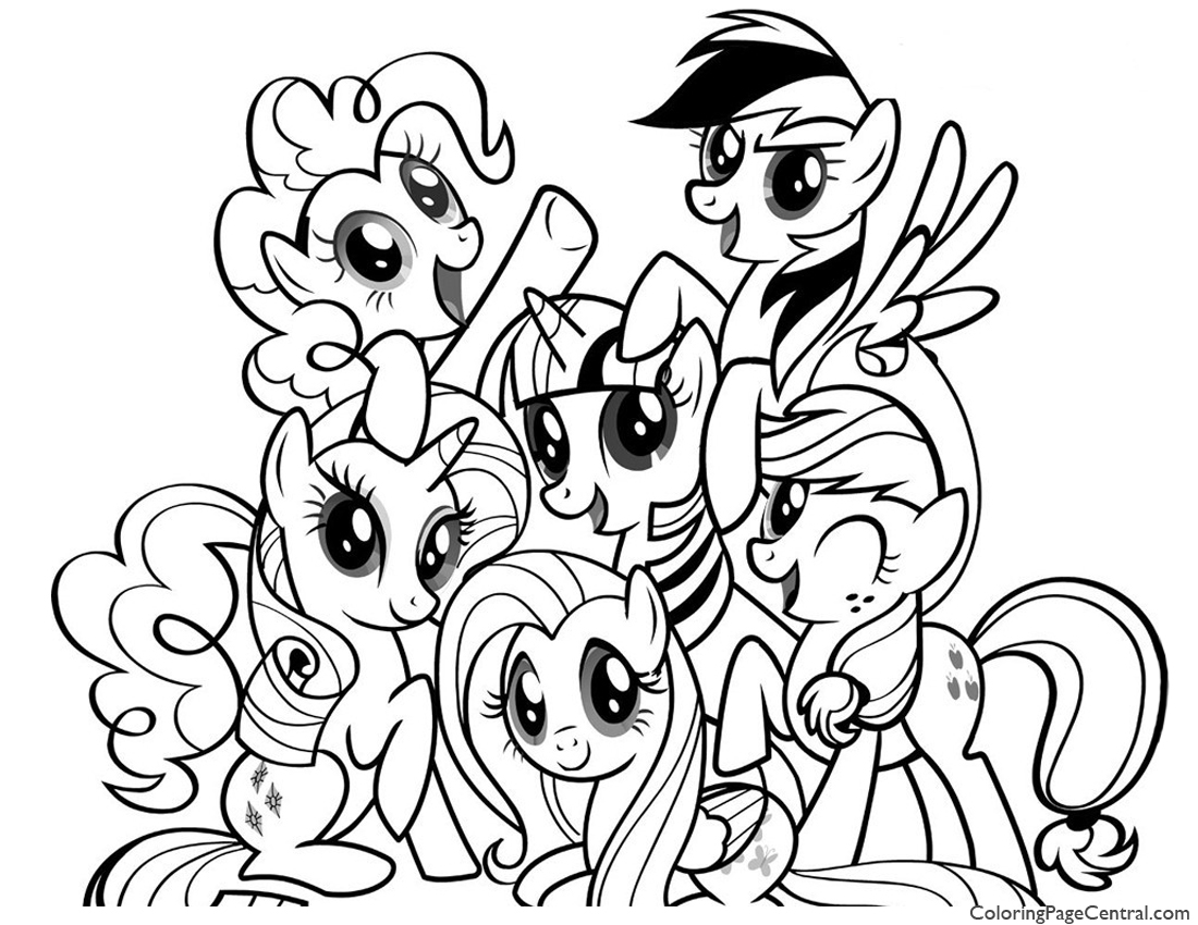 My Little Pony Friendship Is Magic 01 Coloring Page Coloring 1100x850 My Little Pony Friendship Is Magic 01 Coloring Page Coloring