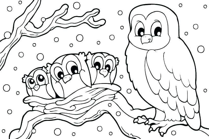 850x567 Free Winter Coloring Pages Winter Coloring Sheets Free Printable