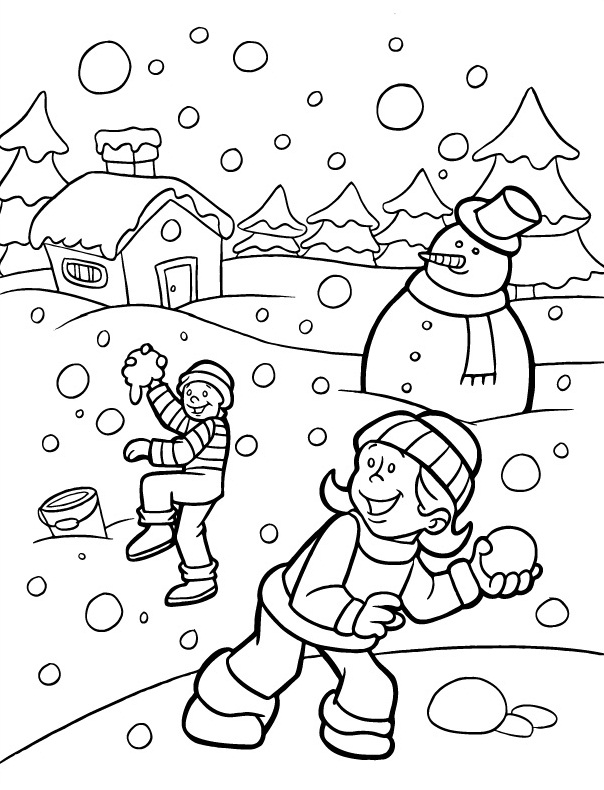 604x790 Free Winter Coloring Pages Winter Coloring Pages 7 Coloring Kids