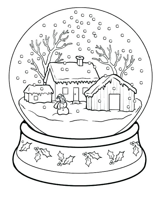564x729 Free Coloring Pages Winter