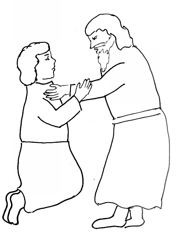 Bible Story Coloring Page For Jesus Teaches About Forgiveness 641x785 Bible Story Coloring Page For Jesus Teaches About Forgiveness