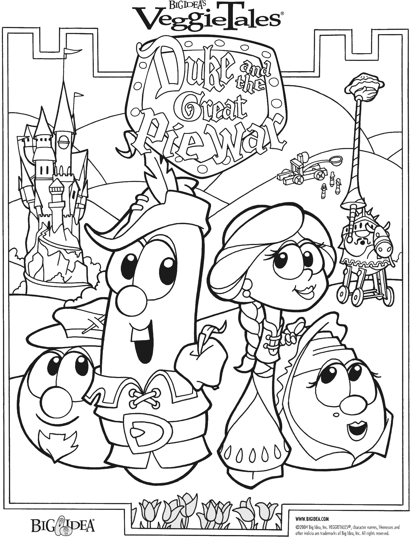 Veggie Tales Coloring Pages 1375x1800 Veggie Tales Coloring Pages