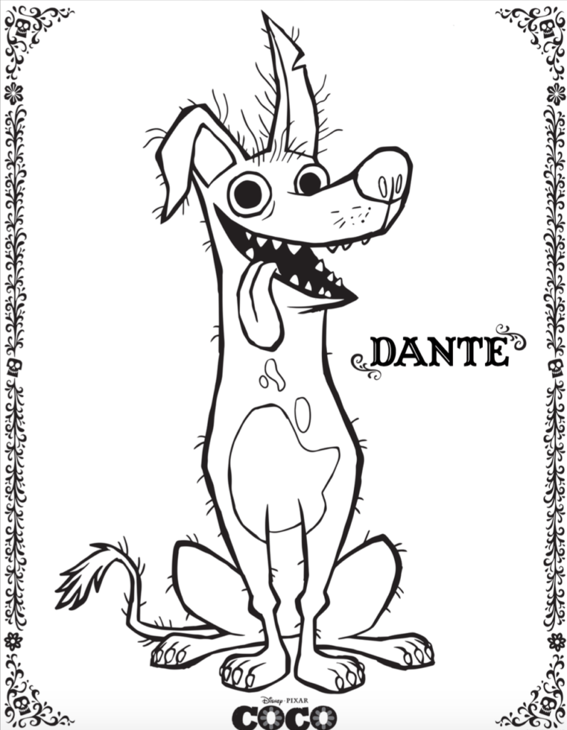 Free Coco Coloring Pages And Activity Sheets 796x1024 Free Coco Coloring Pages And Activity Sheets