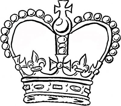 401x350 Coloring Pages Of Crowns