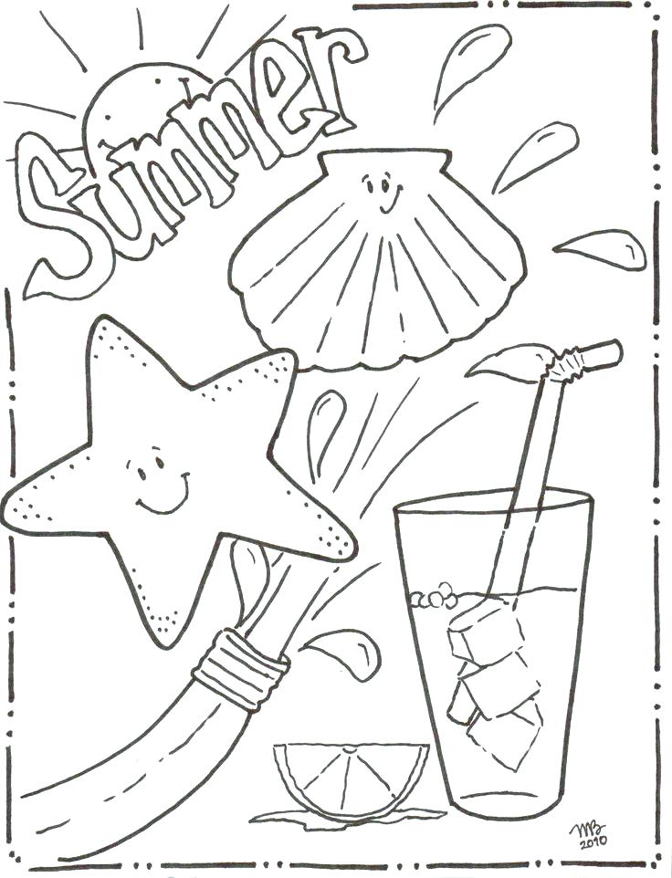 Free Coloring Pages Designs Free Simple Coloring Pages Summertime 736x962 Free Coloring Pages Designs Free Simple Coloring Pages Summertime