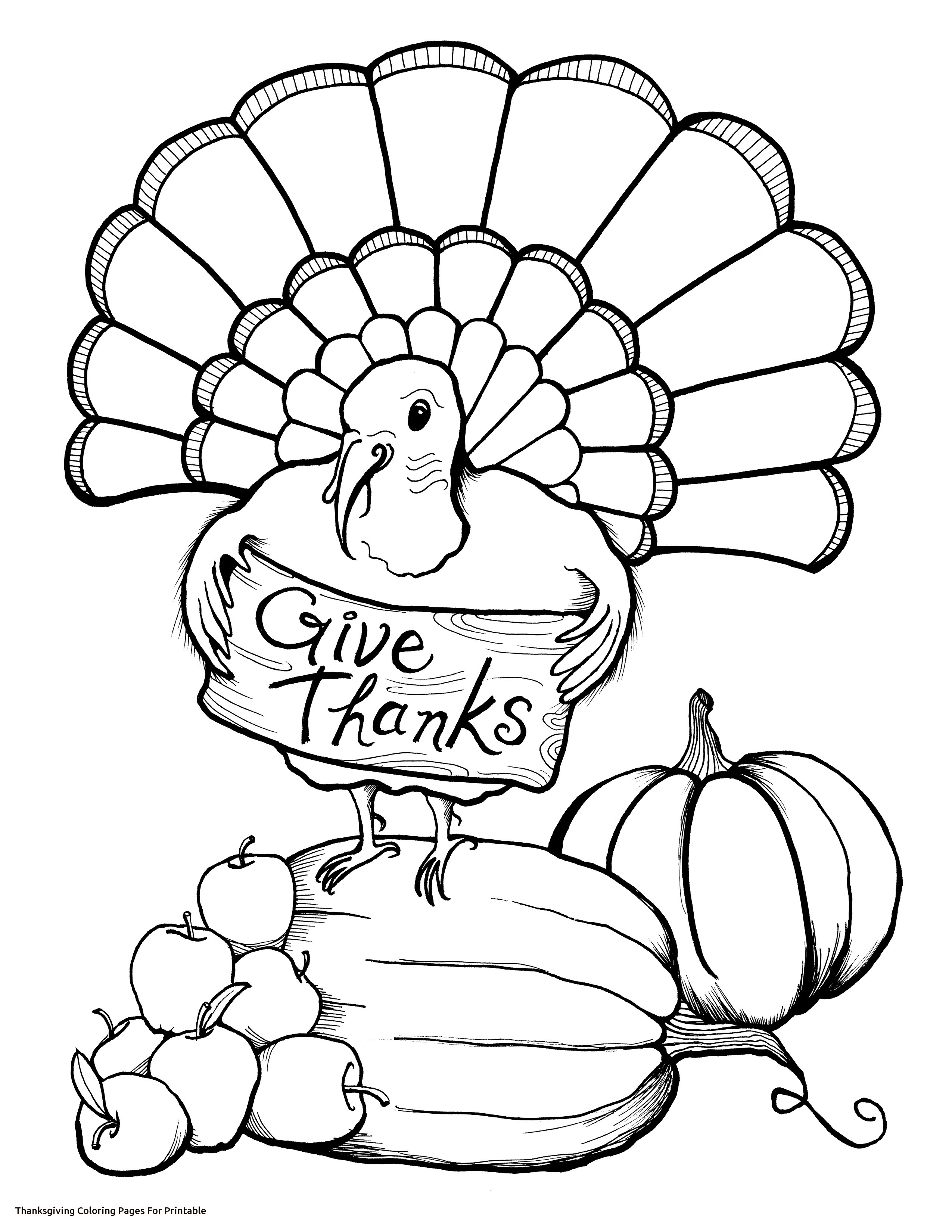 2550x3300 Printable Turkey Coloring Pages To Print