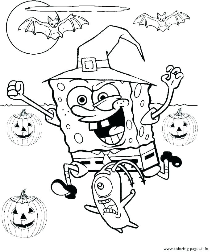 687x817 Halloween Coloring Pages Free