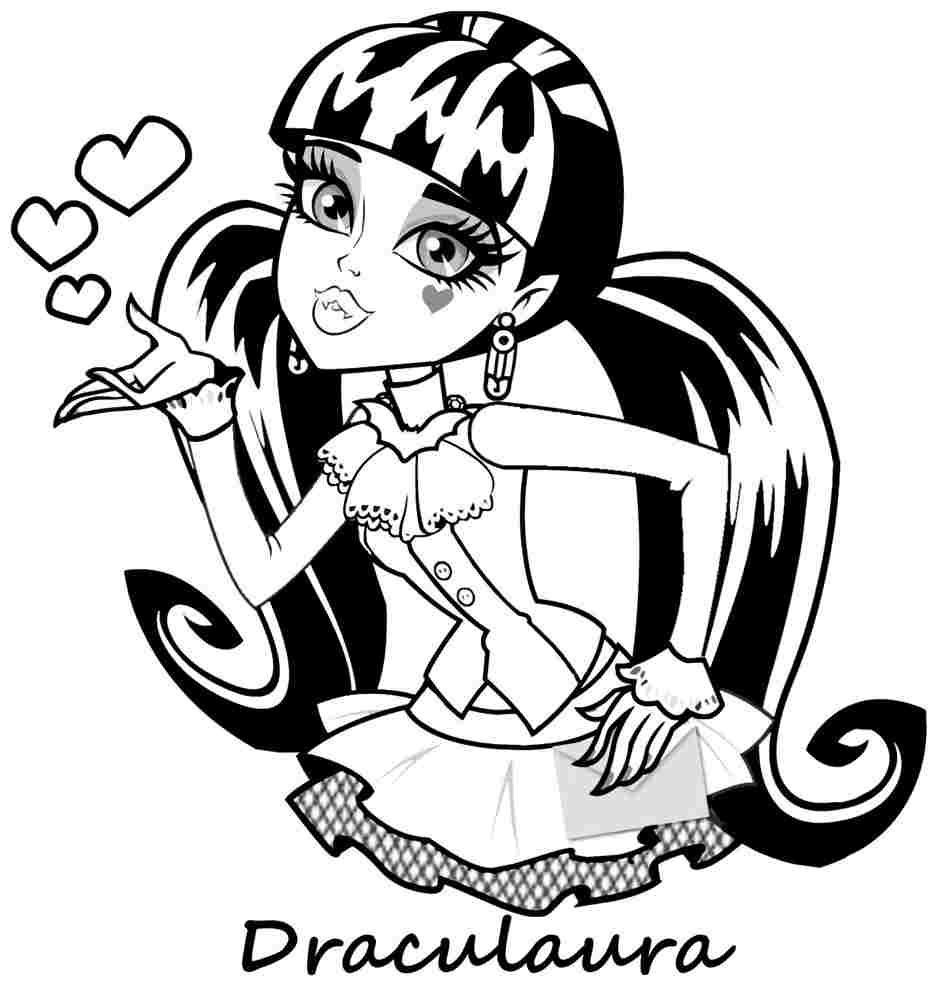 937x988 Strong Monster High Coloring Pages To Print Ou