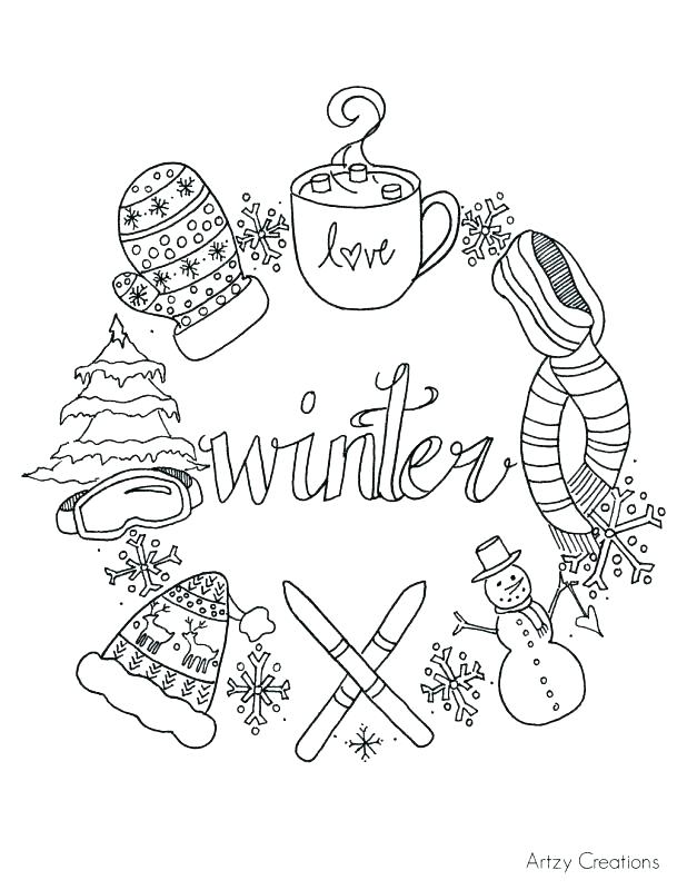 618x800 Winter Coloring Pages Free Free Winter Coloring Pages Nice Ideas
