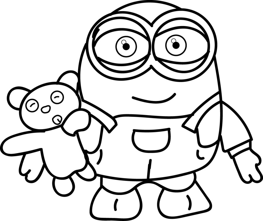 Minion Coloring Pages 900x755 Minion Coloring Pages