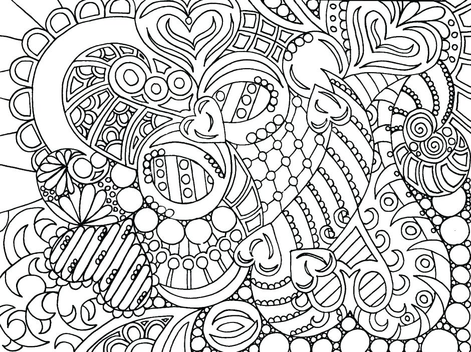 940x703 Owl Coloring Pages For Adults Free Detailed Owl Coloring Pages