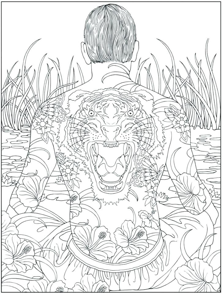 725x960 Complex Coloring Pages Of Animals