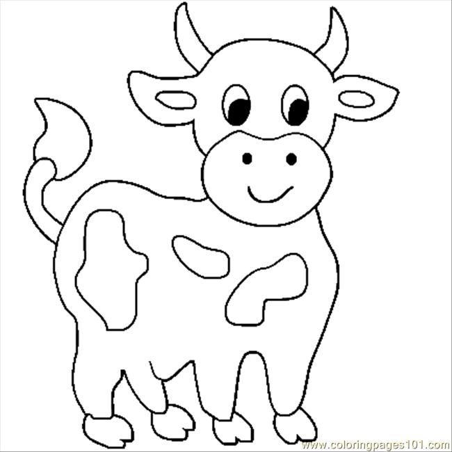 650x650 Cow66 Coloring Page
