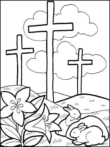 374x500 Free Printable Cross Coloring Pages Free Printable Cross Coloring