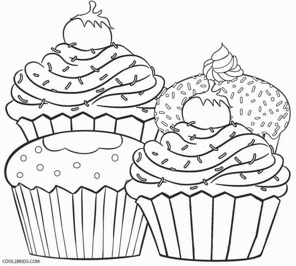 960x864 Get This Cupcake Coloring Pages Free 74182 !