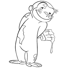 Free Curious George Coloring Pages