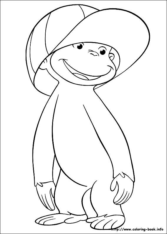 567x794 Curious George Coloring Pages On Book Info Regarding Free Plan 14