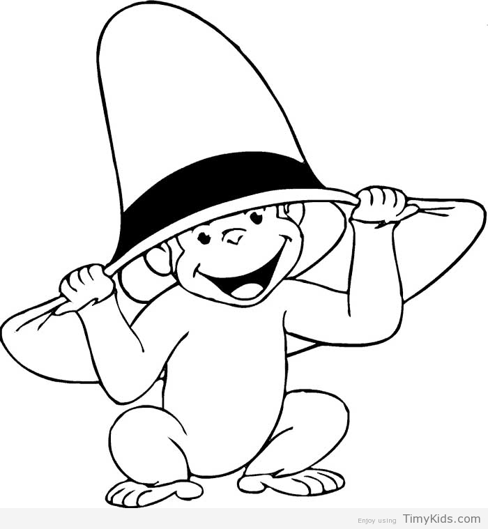 700x759 Curious George Coloring Pages Free Timykids