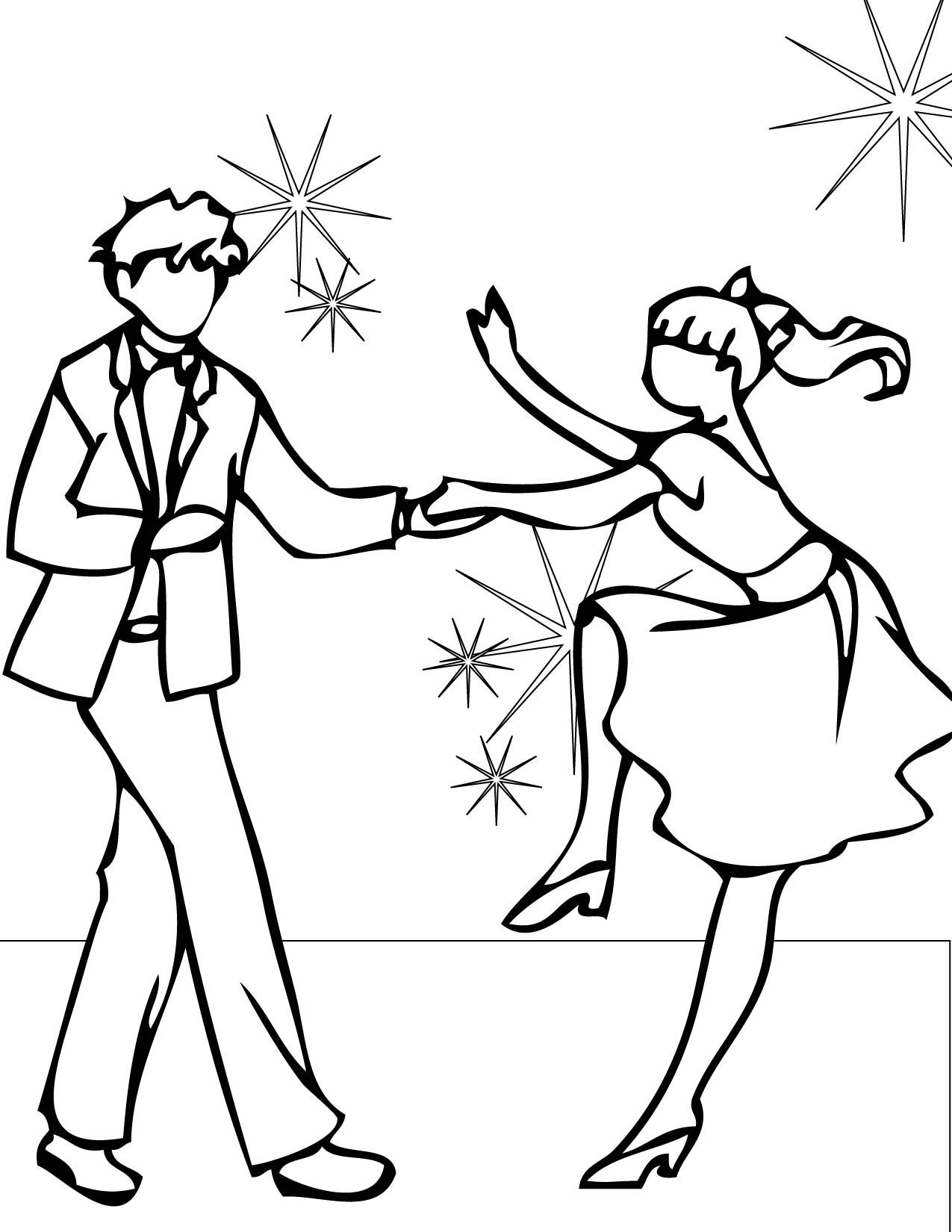 Printable 159 Best Dancers To Color Images On Free 1275x1650 Printable 159 Best Dancers To Color Images On Free