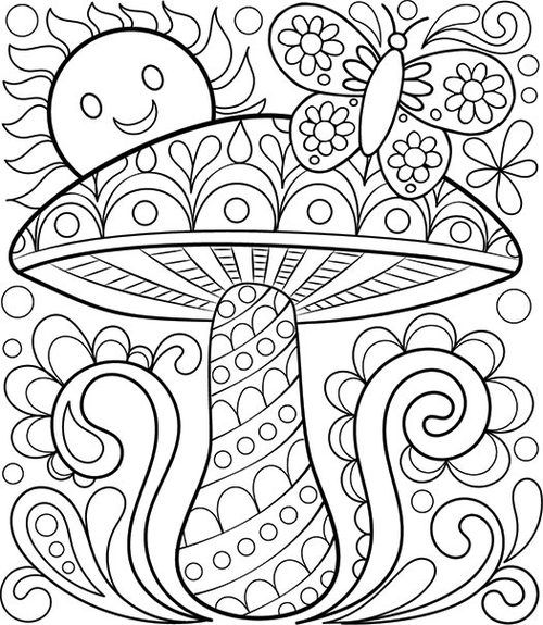 500x575 Free Adult Coloring Pages Detailed Printable Coloring Pages
