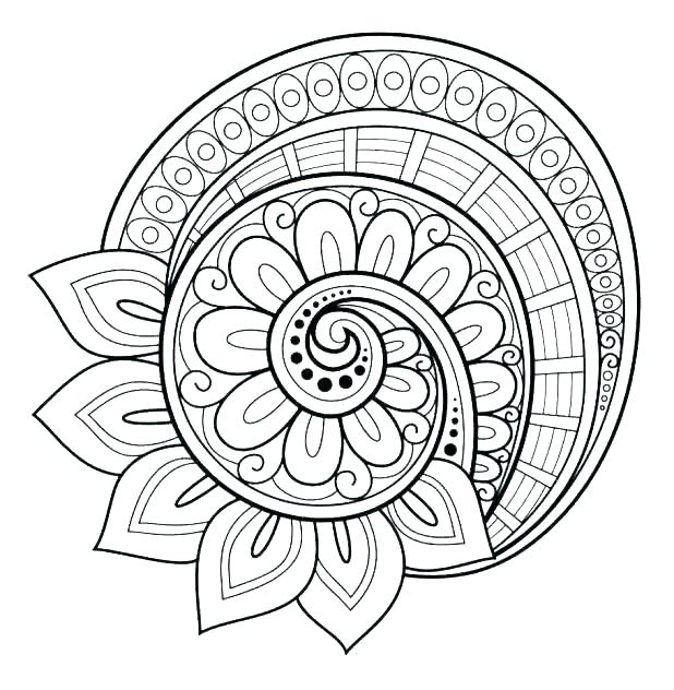 618x632 Mandala Art Coloring Pages Mandala Coloring Pages Free Mandala