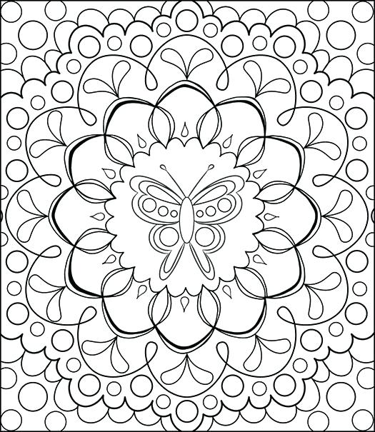 Detailed Coloring Page Impair.co 525x605 Detailed Coloring Page Impair.co