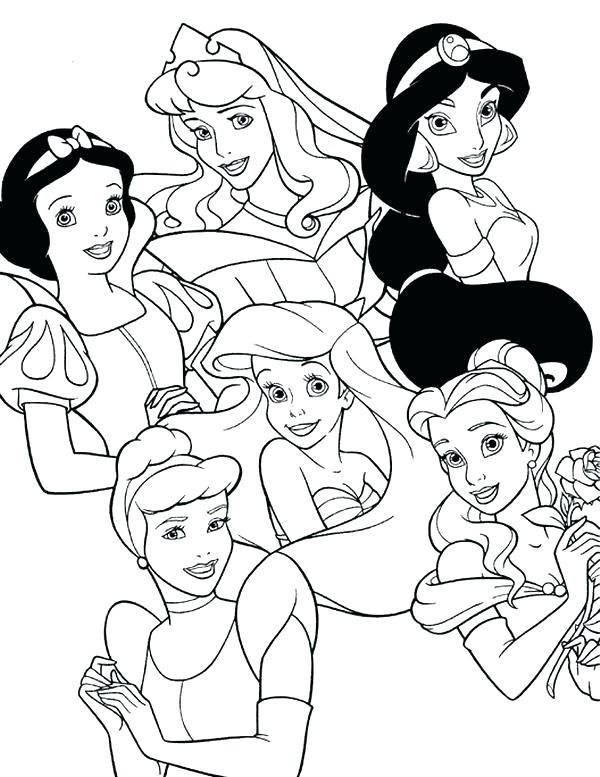 600x777 Disney Coloring Book Pages Icontent