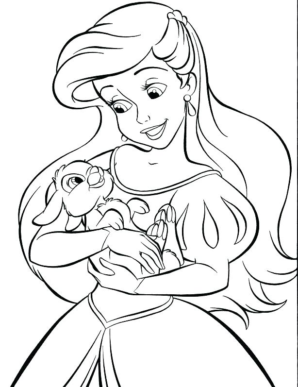 614x797 Easter Princess Coloring Pages