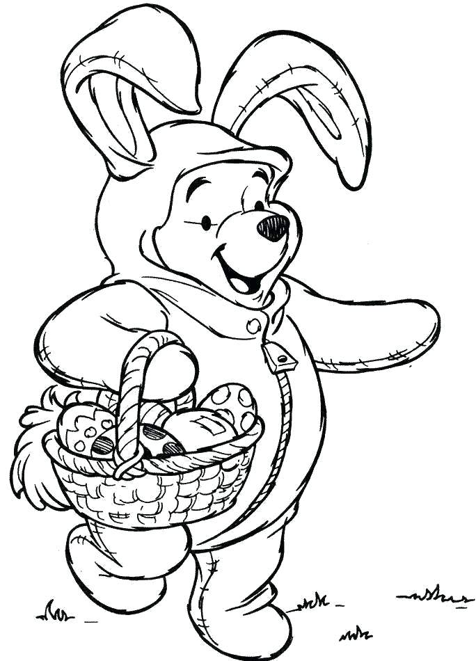 684x950 Disney Easter Coloring Pages As Awe Inspiring Cartoon The Pooh