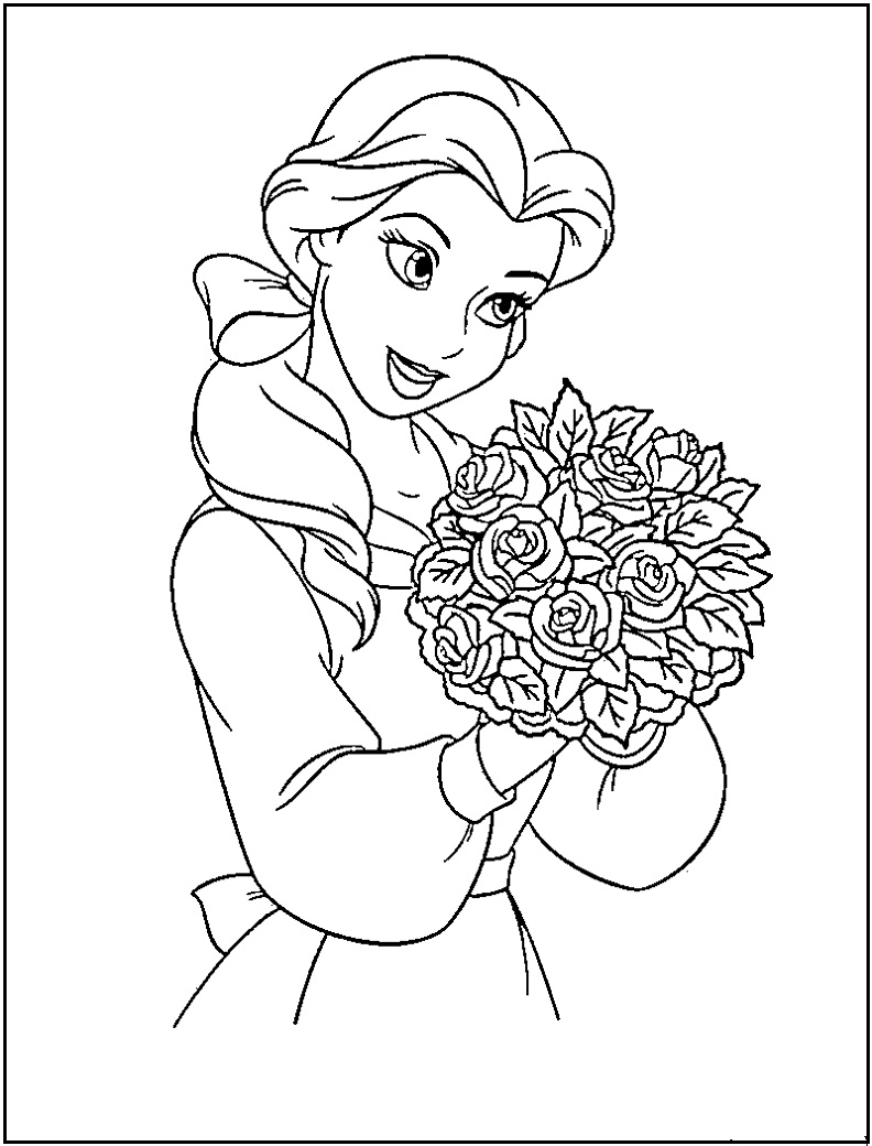 Disney Princess Coloring Pages 792x1040 Disney Princess Coloring Pages