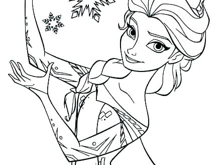 Free Frozen Coloring Pages 440x330 Free Frozen Coloring Pages