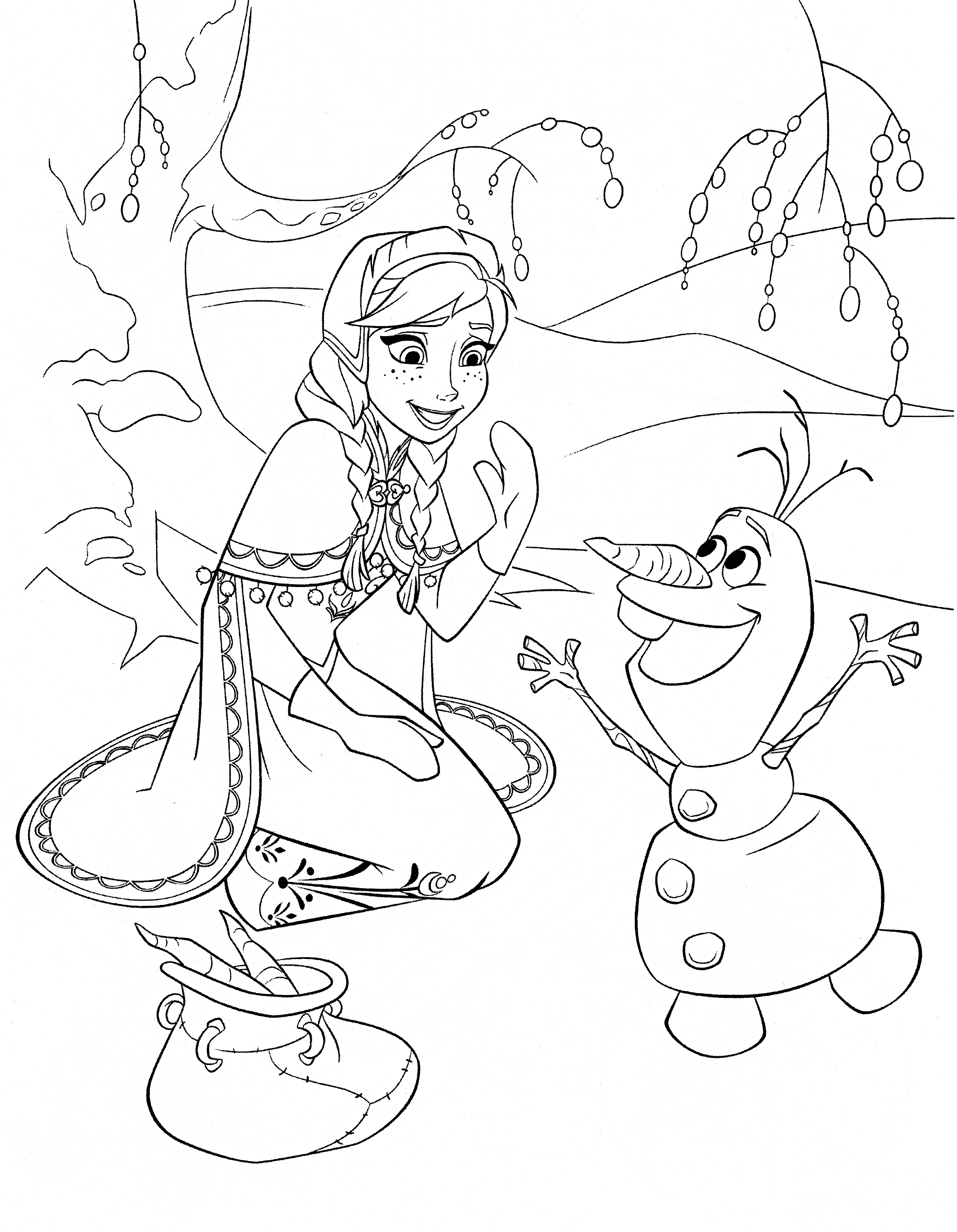 Anna And Olaf Laughing Free Coloring Page Disney, Frozen, Kids 1999x2573 Anna And Olaf Laughing Free Coloring Page Disney, Frozen, Kids