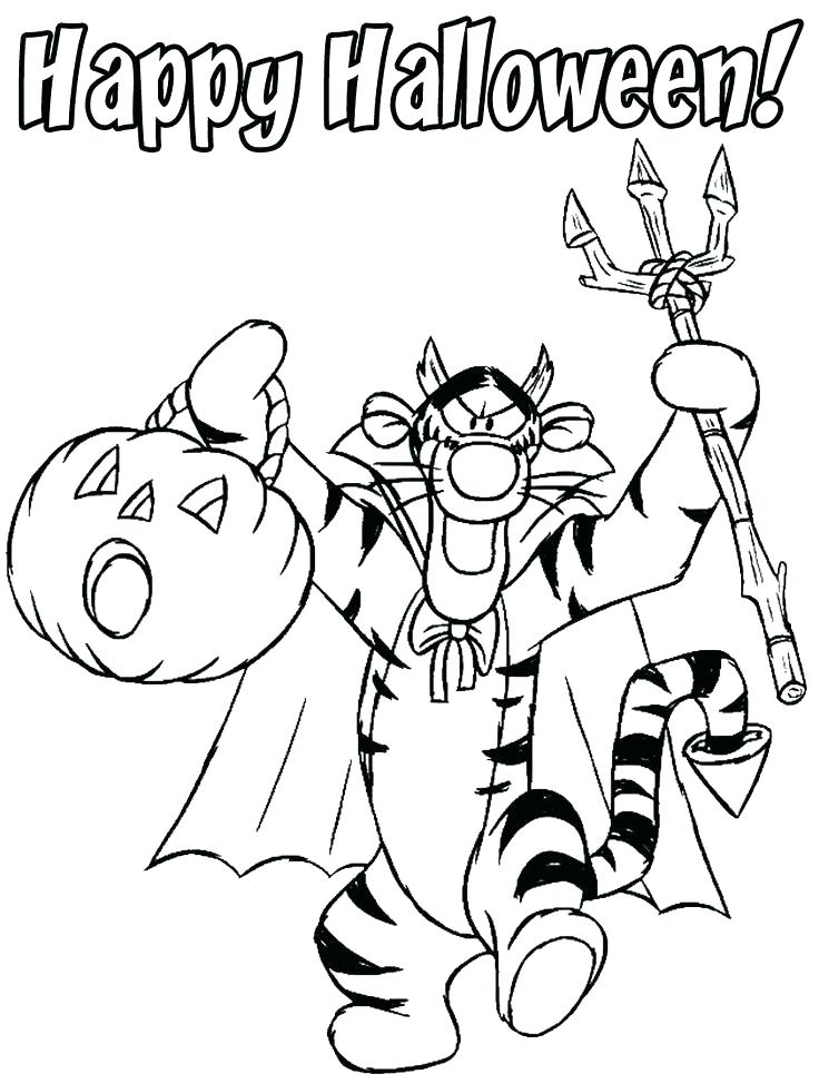 736x965 Free Disney Halloween Coloring Pages Coloring Pages To Print Happy
